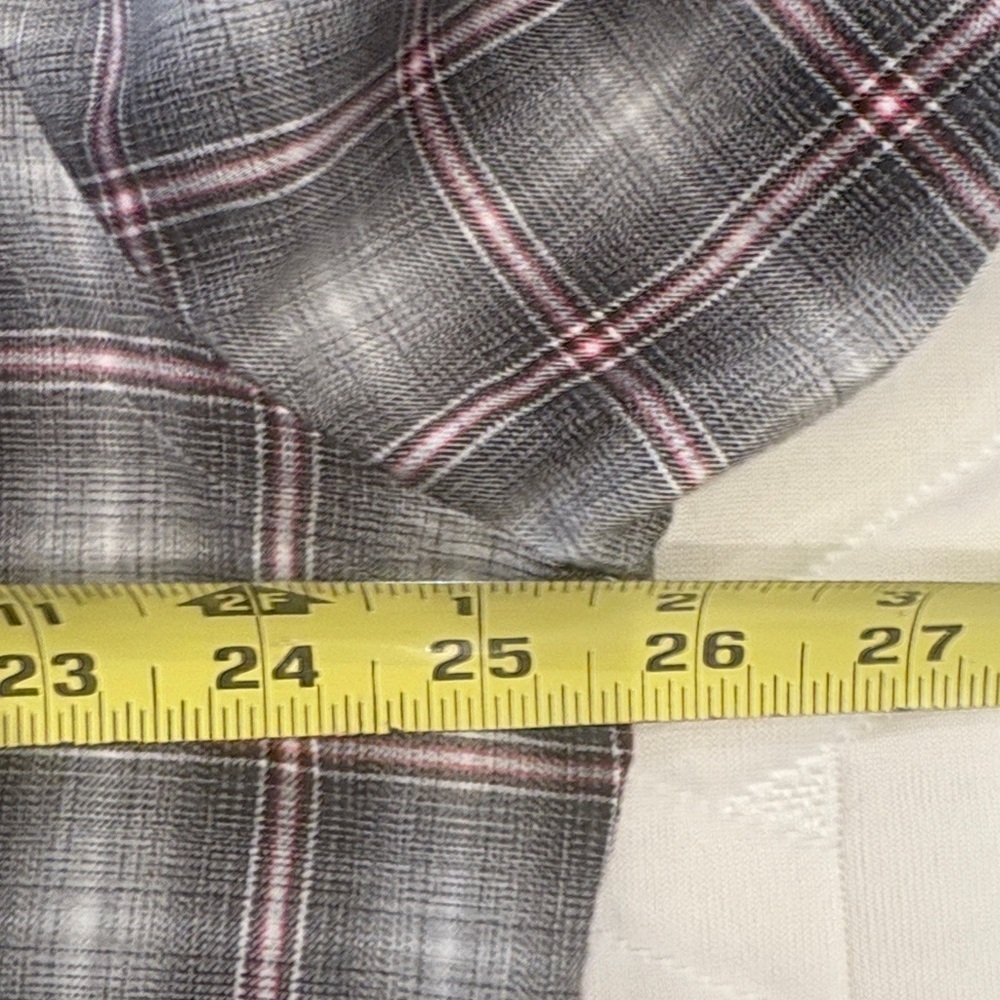Thomas Dean Men's Blue and Gray Dress Shirt - Picture 4 of 6